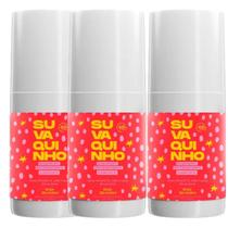 Rosa Selvagem Desodorante Clareador Suvaquinho Rollon kit 3 Rosa Selvagem Desodorante Clareador Suvaquinho Rollon kit 3