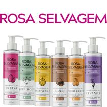 Rosa Selvagem Sabonete Corporal 200ml kit Completo c/6