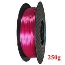 Rosa vermelho 250g1.75mm 3D Printer Filamento PLA Silk Silk Textu