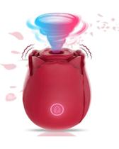 Rosa Vibrador Sugador Ponto G 10 modos de Sucção Recarregável USB Estimula Orgasmo Rápido - happy meeting