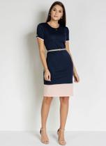 Rosalie - Vestido com Botões Verde e Cáqui Moda Evangélica