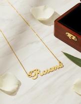 Rosana colar de nome folheado a ouro Rosana colar de nome folheado a ouro