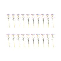 Rosas Artificiais Coloridas Galaxy Com Folha De Ouro 24k, 5-50 Peças, Flores Eternas Para Presentes