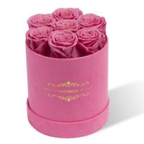 Rosas Preservadas NATROSES 7 Peças Rosa em Caixa Rosas Preservadas NATROSES 7 Peças Rosa em Caixa