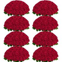 Rosas Vermelhas Artificiais BLEUM CADE 200 Unidades Veludo Hastes de 51 cm Rosas Vermelhas Artificiais BLEUM CADE 200 Unidades Veludo Hastes de 51 cm