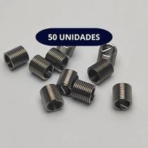 Rosca Postiça Helicoil M7 X 1,00 X 2d 50 Unidades