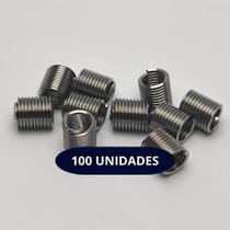 Rosca Postiça Helicoil M8 X 1,25 X 2d 100 Unidades
