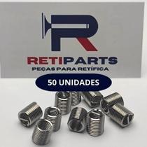 Rosca Postiça Helicoil M8 X 1,25 X 2d 50 Unidades
