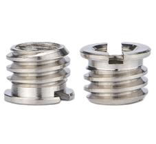 Rosca redução 3/8 p/ 1/4 em Aço inox Comprimento 8mm p/Tripé
