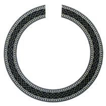 Roseta De Madeira Estampa Mosaico Violão Nylon E Viola 92mm