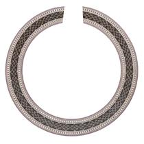 Roseta Estampa Mosaico Madeira P/ Viola E Violão Nylon 92mm Roseta Estampa Mosaico Madeira P/ Viola E Violão Nylon 92mm