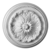 Roseta Gart R40 Em Poliestireno Eps Isopor Branco para Teto