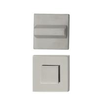 Roseta/Tranqueta Quadrada Bwc Inox Fosco