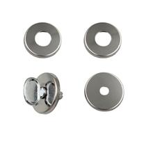 Rosetas avulsas acabamentos fechadura banheiro arouca 084 redonda inox polido brilhante Rosetas avulsas acabamentos fechadura banheiro arouca 084 redonda inox polido brilhante
