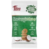 Rosquinha (biscoito) com Flocos de Coco Integral Zero Açucar 130g - Mrs Taste Rosquinha (biscoito) com Flocos de Coco Integral Zero Açucar 130g - Mrs Taste