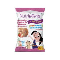 Rosquinha integral morango c/ flocos de coco 30g nutripleno