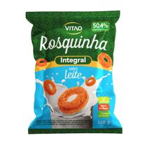 Rosquinha Integral Sabor Leite Vegano Zero Lactose 110g Vitao