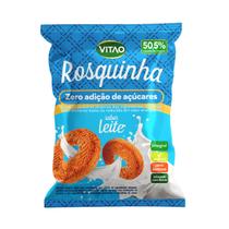 Rosquinha Integral Sabor Leite Zero Lactose Sem Açúcar Vegano 110g Vitao