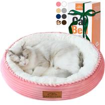 Rosquinha redonda lavável de 50 cm Cat Bed Zerbuger para animais de estimação pequenos