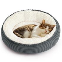 Rosquinha redonda Pet Bed Love's Cabin para gatos ou cães pequenos