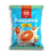Rosquinha Sabor Leite Vegano Zero Lactose Sem Glúten 110g Vitao Rosquinha Sabor Leite Vegano Zero Lactose Sem Glúten 110g Vitao