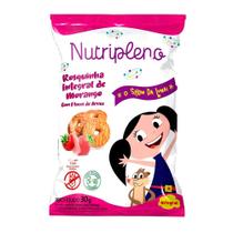 Rosquinha Vegana Integral de Morango Nutripleno 30g