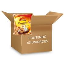 Rosquinhas De Coco Sem Lactose Liane Contendo 3 Pacotes 400g Cada
