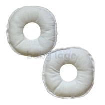 Rosquinhas para seios amamentação Lavável branca 2 uni Rosquinhas para seios amamentação Lavável branca 2 uni