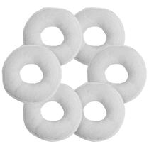 Rosquinhas protetoras de seios p/amamentacao baby joy maternity malha lisa c/vies tam unico pct c/06un //branco