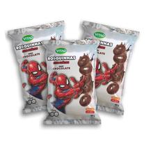 Rosquinhas Sem Glúten, Vegana Disney Chocolate Vitao contendo 3 pacotes de 60g cada