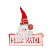 Rosto Com Placa Feliz Natal ATEF