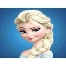Rosto Elsa Frozen Papel De Arroz Para Bolos A4 - Mec Art