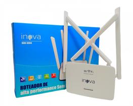 Roteador Alta Performance Repetidor Wi-fi 4x5 Dbi 4 Antenas Alcance 50m Sem Fio