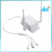 Roteador De Cartão SIM À Prova D'água 3G 4G Desbloqueado Com 3 Antenas 5dbi Para Câmera IP WIFI Sem