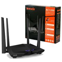 Roteador Gigabit Roteador Wifi Tenda Ac10 Dual Band Ac1200 Mbps Mu-Mimo 2.4Ghz e 5Ghz