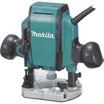 Roteador Makita RP0900K 1-1/4 HP Plunge Depth 3 pontos Roteador Makita RP0900K 1-1/4 HP Plunge Depth 3 pontos