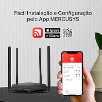 Roteador Mercusys Wi-Fi 6 AX1500 MR60X (BR)