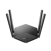 Roteador Mercusys WiFi 6, EasyMesh AX3000, Gigabit Dual Band MR80X V4 - Preto Roteador Mercusys WiFi 6, EasyMesh AX3000, Gigabit Dual Band MR80X V4 - Preto