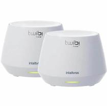 Roteador mesh dual band ax1500 - wifi 6 - gigabit - twibi force - intelbras (2 unidades)