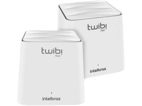 Roteador Mesh Intelbras Twibi Fast 1200mbps - 2 Antenas 2 Portas 2 Unidades