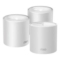 Roteador Mesh TP-Link Deco X10, Wi-Fi 6, AX1500, Dual-Band, 2 Portas Gigabit, Branco, Kit com 3 Unidades - Deco X10(3-pack)(BR) Roteador Mesh TP-Link Deco X10, Wi-Fi 6, AX1500, Dual-Band, 2 Portas Gigabit, Branco, Kit com 3 Unidades - Deco X10(3-pack)(BR)