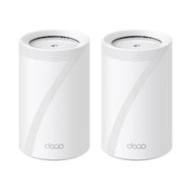 Roteador Mesh WiFi 7 2.5 TriBand TpLink Deco BE65 BE1100 Pacote 2 Un