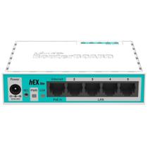Roteador MikroTik Hex RB750Gr3 Branco Firewall Sistema RouterOS Segurança de rede Gigabit Ethernet
