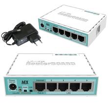 Roteador MikroTik hEX RB750Gr3 Gigabit 5 Portas 10/100/1000 Mbps Alto Desempenho