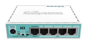 Roteador Mikrotik RB750GR3 Routerboard Hex Series 880Mhz