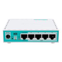 Roteador Mikrotik Routerboard E50UG HEX, 5 portas Ethernet 10/100/1000 Mbps, IP20, Branco - E50UG