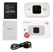 Roteador Portátil 4G LTE MF800 WiFi com Chip Internet Móvel Alta Velocidade para Casa Trabalho Viagens e Veículos