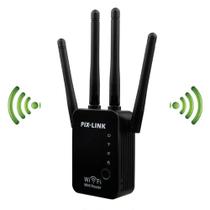 Roteador Repetidor de Sinal 4 Antenas Wifi Ponto De Acesso Wireless Roteador Repetidor de Sinal 4 Antenas Wifi Ponto De Acesso Wireless