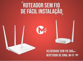 Roteador Tenda N301 de fácil instalação