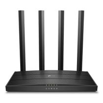 Roteador TP-Link Archer C6 V4, AC1300, MU-MIMO, Wireless Dual Band, 4x Antenas, Portas 4x Gigabit (1x WAN, 4x LAN) - TPN0254